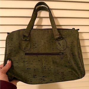 Olive green cork bag!